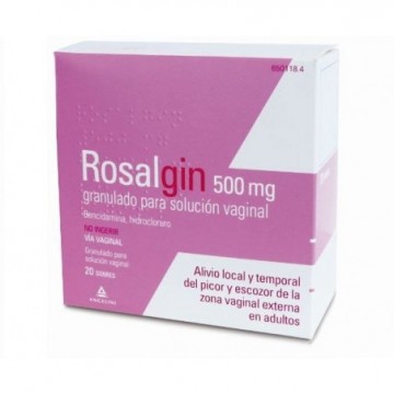 Rosalgin 500 Mg 20 Sobres