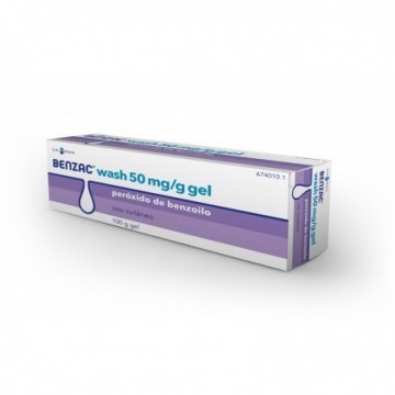 Benzac Wash 50mg-g Gel 100g