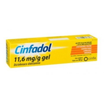 CINFADOL 11,6 mg/g GEL , 1...