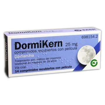 DORMIKERN 25 MG COMPRIMIDOS...