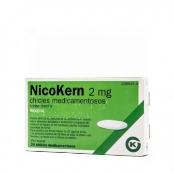 NICOKERN 2 MG CHICLES...