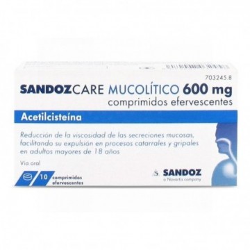 Sandoz Care Mucoilitico 600...