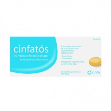 Cinfatos 10 Mg 20 Pastillas...