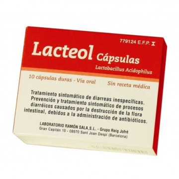 Lacteol 10 Cápsulas