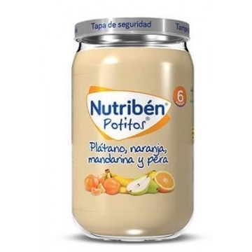 Nutribén Potitos Plátano,...