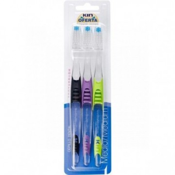 Kin Cepillo Dental Medio 3uds